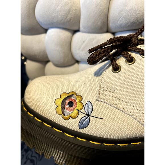 Dr. Martens Vegan Quad Retro Ray Canvas Platform size 9/EU41 - Picture 6 of 11